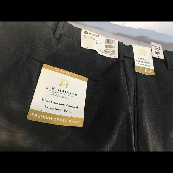 Pants big & tall classic fit size 50X32L - Picture 6 of 7